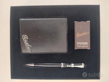 Portacarte e penna Borsalino