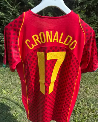Maglia Cristiano Ronaldo Portogallo Euro 2004 -#17