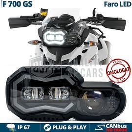 FARO LED Per BMW F 700 GS OMOLOGATO 10000LM 6500K