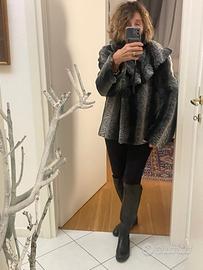 Eco pelliccia effetto astrakan