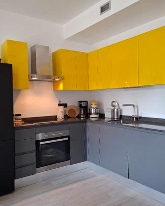 Cucina angolare AR-DUE completa + frigo KLARSTEIN