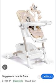 Cam seggiolone pappa Istante 0/36 mesi