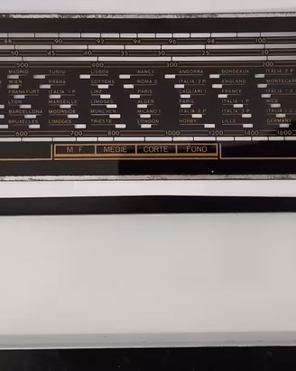 Scala parlante radio elettra mod. 99 MF