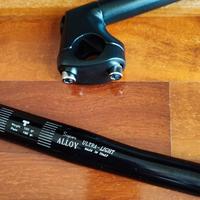 Manubrio Mtb usato e pipa nuova