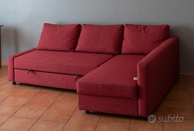 Divano letto ang. IKEA Friheten con contenitore