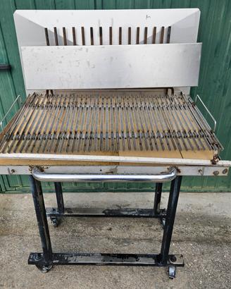 Barbecue inox a legna