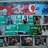 Lotto 72 schede telefoniche