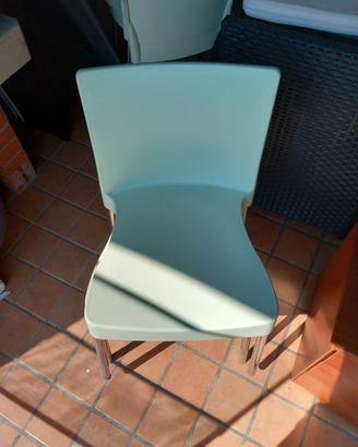 Tavolo e  4 sedie verde mare