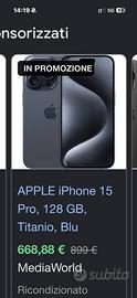 Iphone 15 pro 128