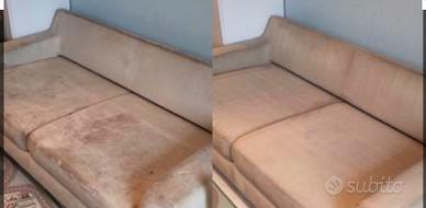 Pulizia di divani, tappeti, materassi.