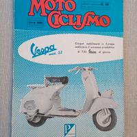 Rivista Motociclismo Aprile 1953 Vespa faro basso