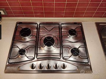 piano cottura Whirlpool 5 fuochi