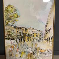 Francesco Lucianetti - Acquarello originale