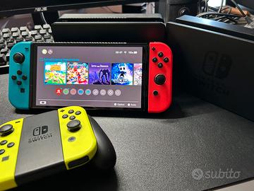 Switch OLED + seconda dock station + 2 joycon