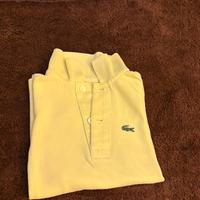 Polo Lacoste gialla 3-4 anni