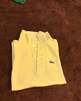 Polo Lacoste gialla 3-4 anni