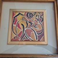 Opera Originale Louis Latapie Quadro Cubista 1940