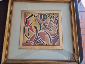 Opera Originale Louis Latapie Quadro Cubista 1940