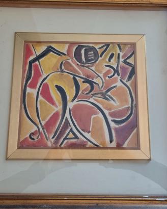 Opera Originale Louis Latapie Quadro Cubista 1940