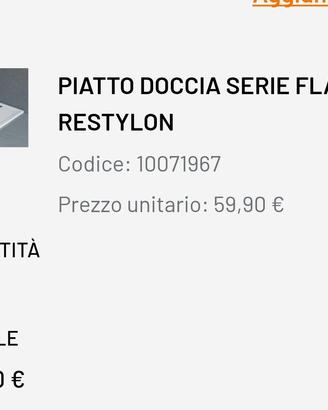 piatto doccia 