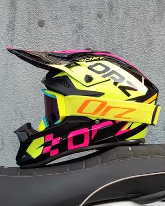 Casco da moto enduro motocross 
