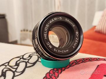 HELIOS 44M-5 58mm f2 obiettivo ZENIT URSS,m42 CLAD