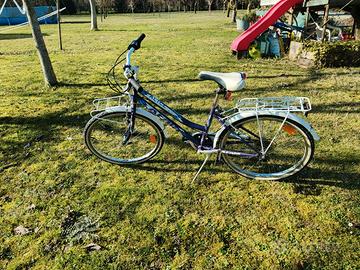 bicicletta bambina, 24 pollici, cambio 6 rapporti