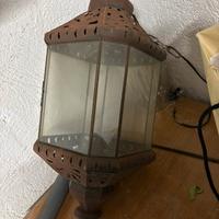 Lampione in ferro battuto