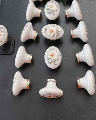 Pomelli in ceramica dipinti a mano 