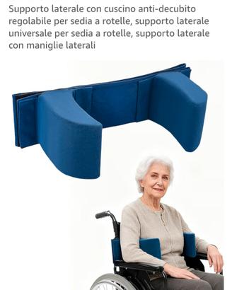 Supporto laterale con cuscini anti decubito