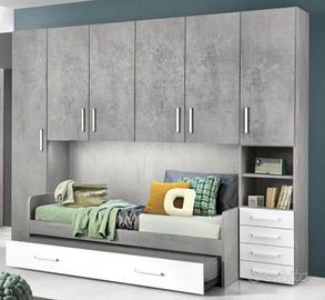 cameretta a ponte con due letti