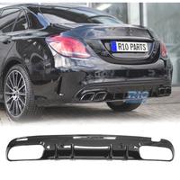 DIFFUSORE MERCEDES W205 SEDAN AMG 14-21 LOOK AMG C