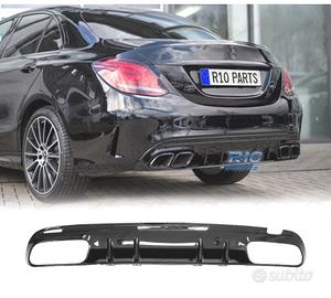 DIFFUSORE MERCEDES W205 SEDAN AMG 14-21 LOOK AMG C
