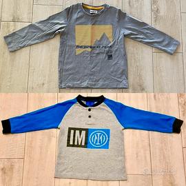Set 2 maglie manica lunga bimbi