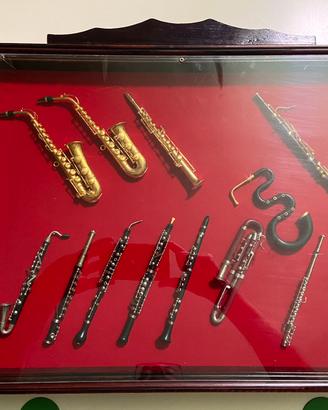 Strumentini musicali a fiato da collezione