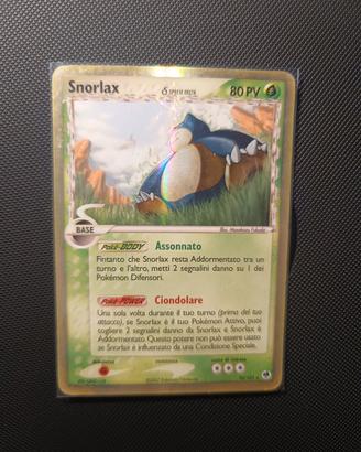 Carta Pokemon Snorlax Specie Delta 10/101 ITA 