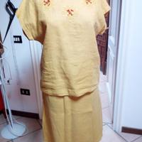 Completo sartoriale in lino