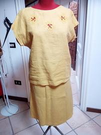 Completo sartoriale in lino