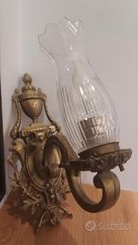 Applique antica originale Francia '800 ottone bron