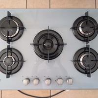 Piano cottura gas 5 fuochi 75cm