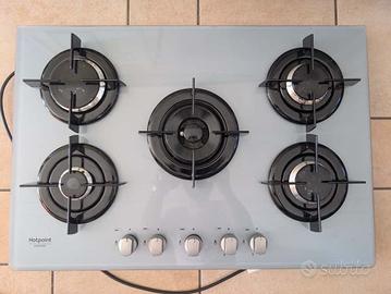 Piano cottura gas 5 fuochi 75cm