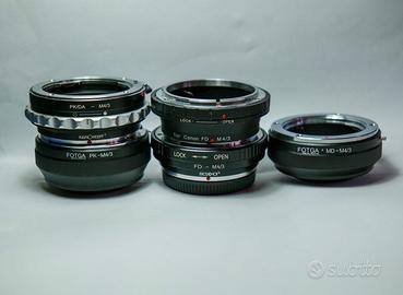 Anelli adattatori per M4/3