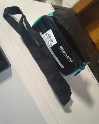 Borsello portaoggetti bici Bianchi