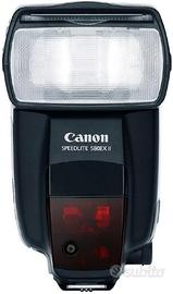 CANON SPEEDLITE 580EX II FLASH + CUSTODIA