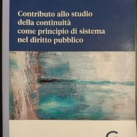 Libro "Contributo allo studio della continuità"