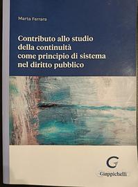 Libro "Contributo allo studio della continuità"