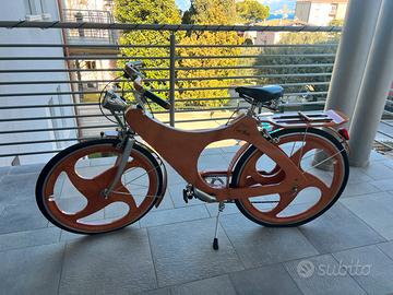 Bicicletta da collezione Tino Sana in legno