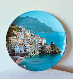 Piatto vintage Amalfi in plastica dura, 31 cm Ø