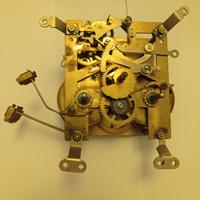 meccanismo vintage orologio da parete 