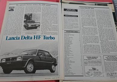 Cartella articoli foto prove Lanca Delta hf turbo 